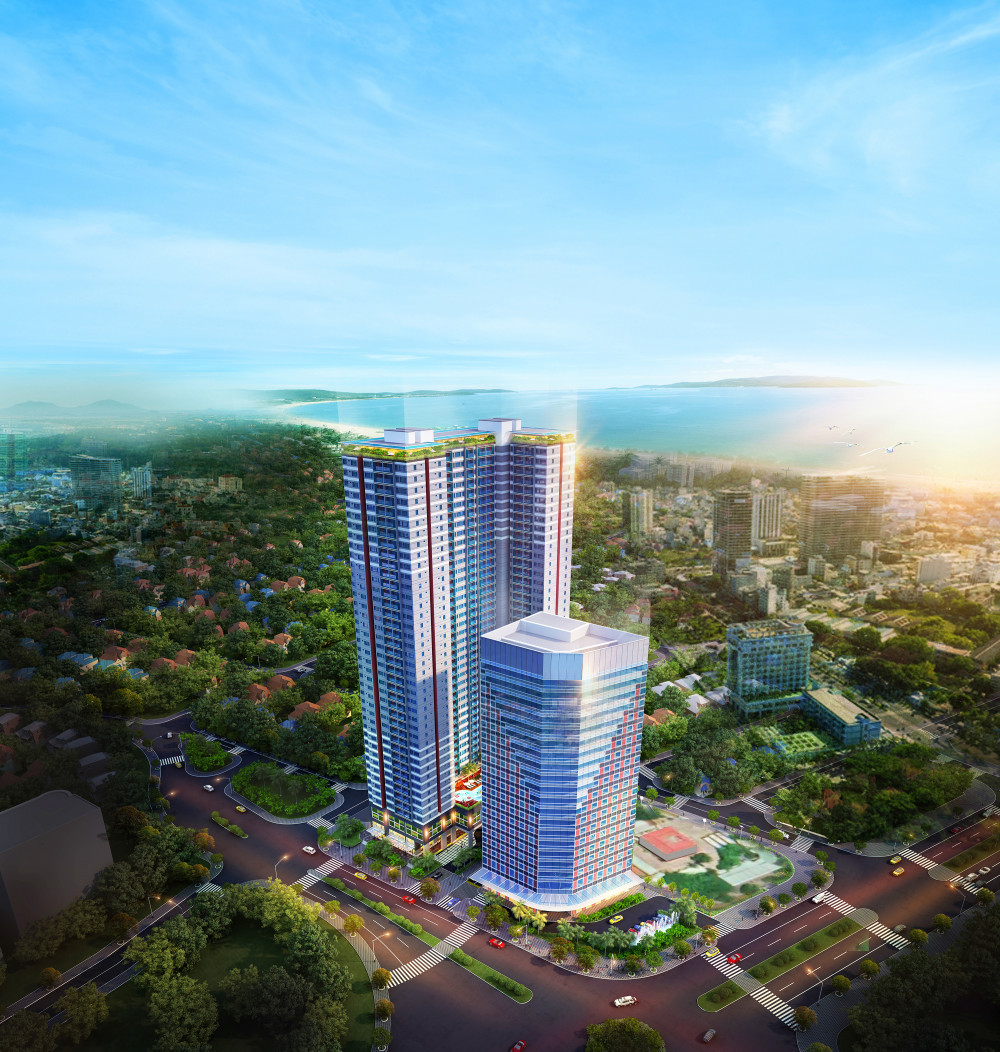 Phối cảnh tổng thể Grand Center Quy Nhon