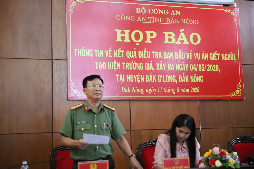 C&ocirc;ng an Đắk N&ocirc;ng tổ chức họp b&aacute;o cung cấp th&ocirc;ng tin