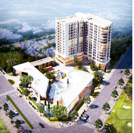 Phối cảnh Dự &aacute;n Khu thương mại v&agrave; dịch vụ kh&aacute;ch sạn Đ&ocirc;ng Hải được nhắc đến trong kết luận thanh tra.