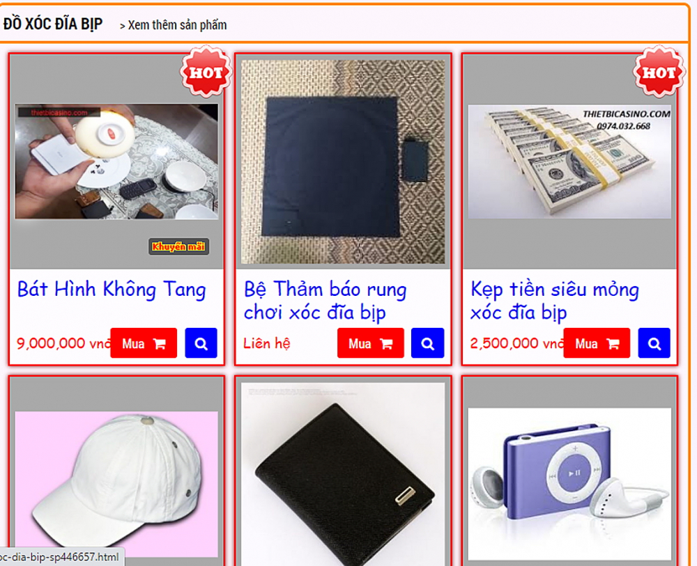 Việc rao b&aacute;n c&aacute;c thiết bị đánh bạc gian lận diễn ra c&ocirc;ng khai tr&ecirc;n mạng