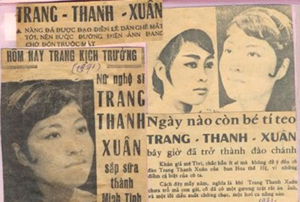 Nghệ sĩ Trang Thanh Xuân thời xuân sắc