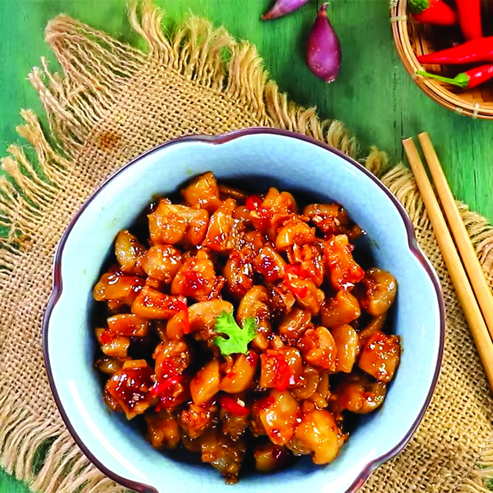 T&oacute;p mỡ đ&uacute;ng điệu phải l&agrave; vừa mỡ, vừa da v&agrave; phải l&agrave;m sao để khi thớ mỡ săn t&oacute;p lại, lớp da ấy cũng vừa gi&ograve;n tới