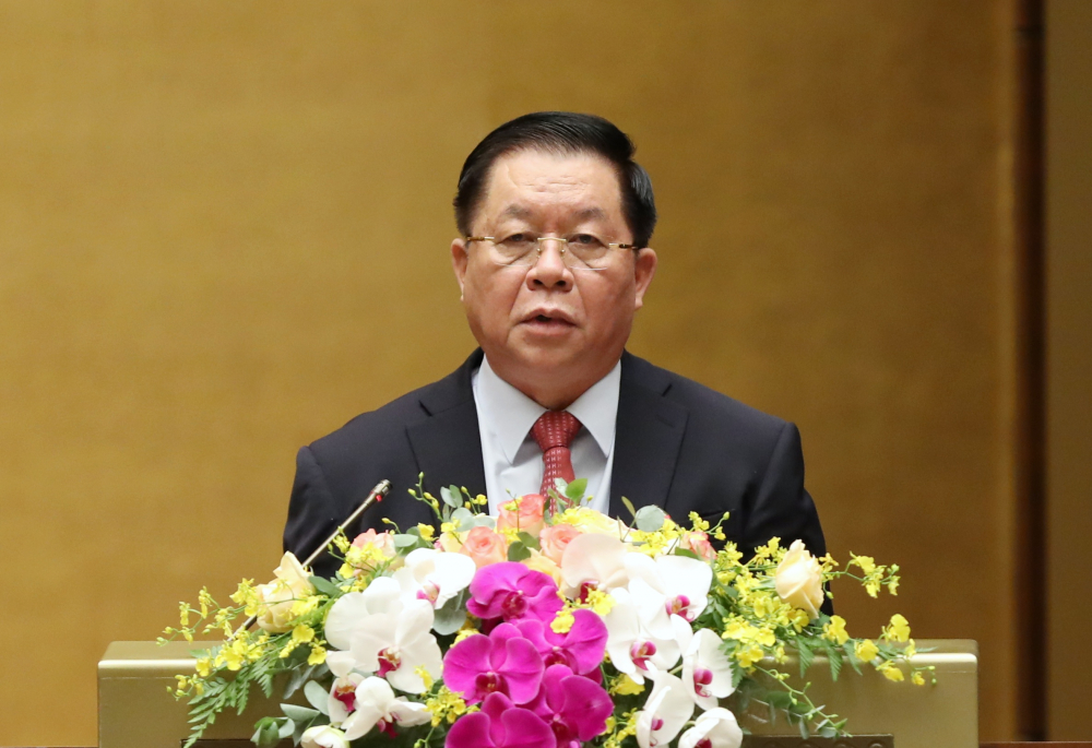 Trưởng Ban Tuy&ecirc;n gi&aacute;o Trung ương Nguyễn Trọng Nghĩa b&aacute;o c&aacute;o sơ kết kết quả 5 năm thực hiện Chỉ thị 05/TW.