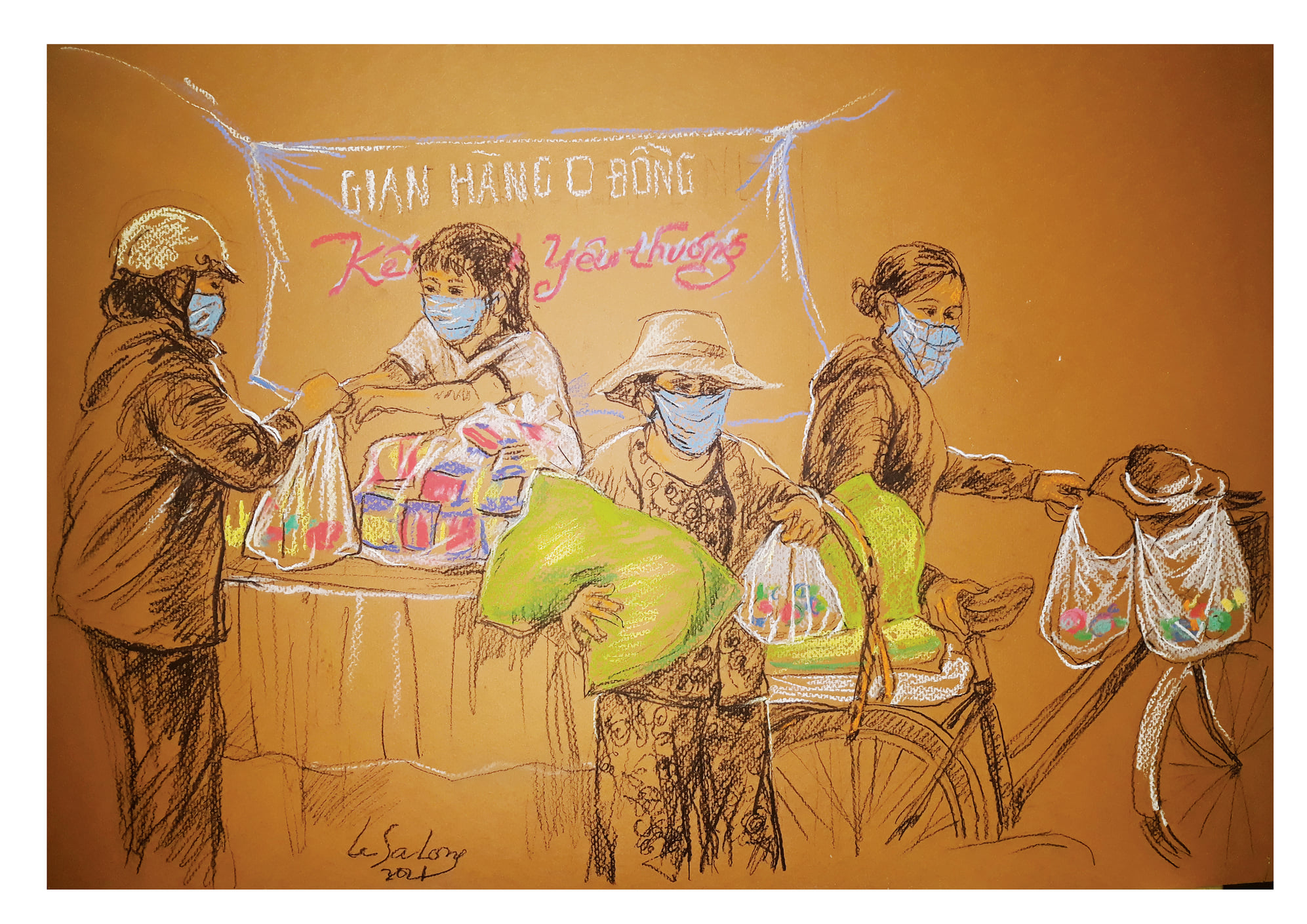Gian h&agrave;ng 0 đồng, ấm t&igrave;nh người 