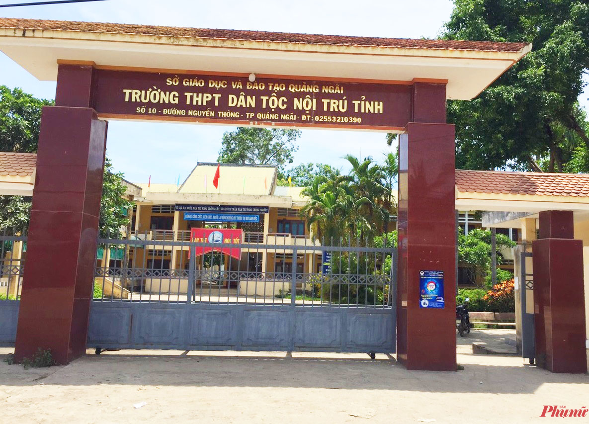 Dự kiến điểm thi dự ph&ograve;ng cho th&iacute; sinh thuộc diện F1 đặt tại Trường THPT D&acirc;n tộc Nội tr&uacute; tỉnh Quảng Ng&atilde;i