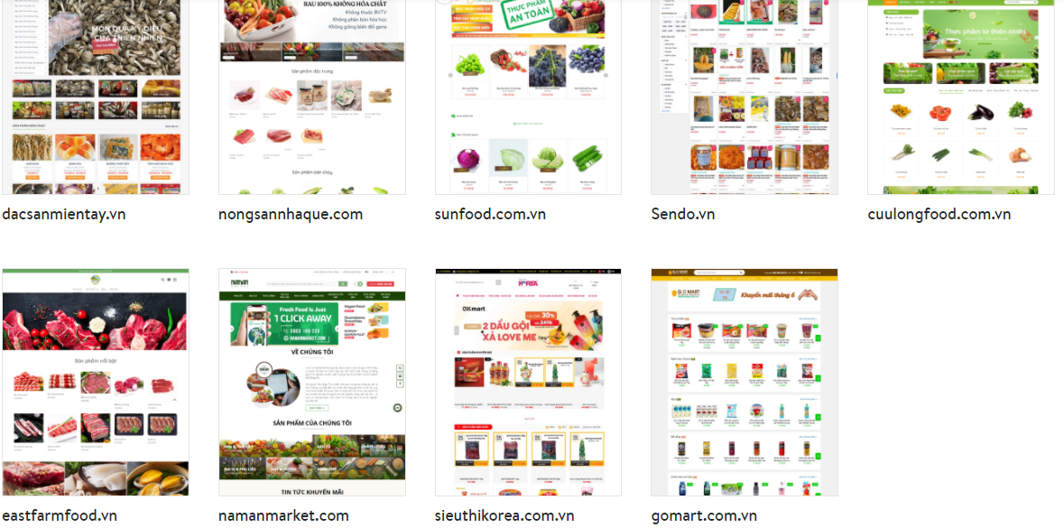 Trong danh s&aacute;ch c&aacute;c website b&aacute;n h&agrave;ng của Sở C&ocirc;ng thương, phần nhiều l&agrave; c&aacute;c web b&aacute;n h&agrave;ng của c&aacute;c si&ecirc;u thị, cửa h&agrave;ng v&agrave; c&aacute;c s&agrave;n thương mại điện tử...
