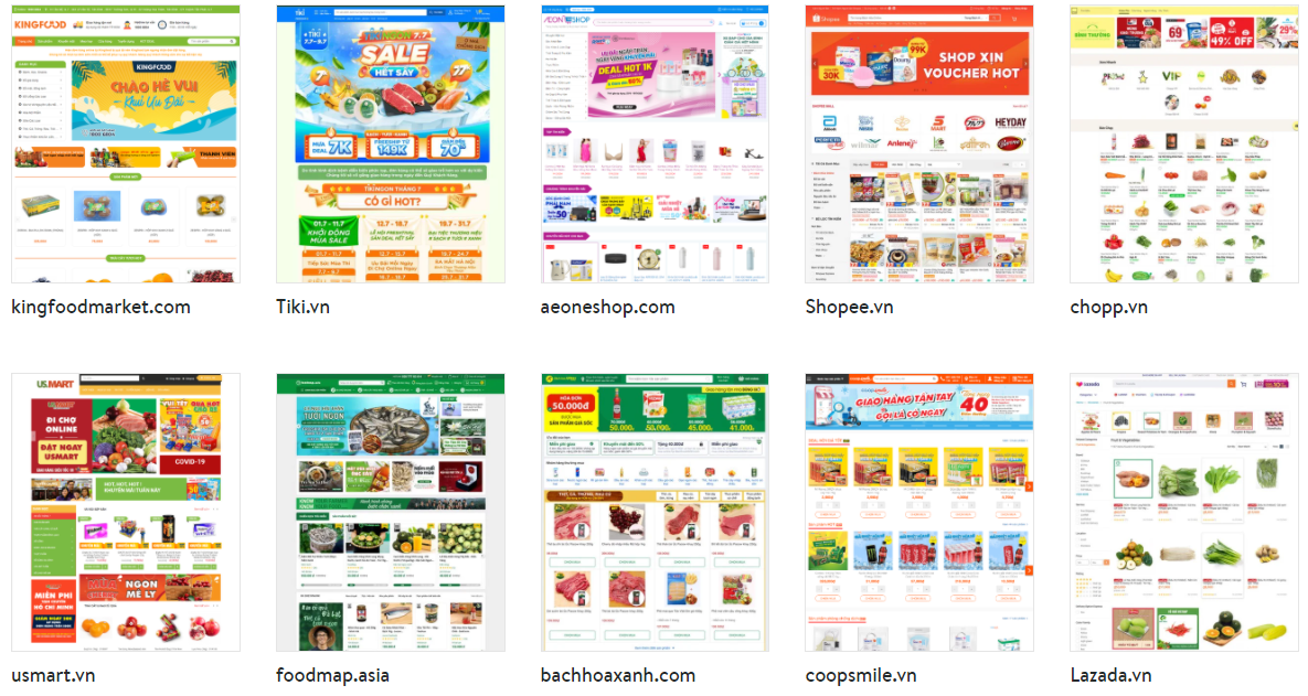 C&aacute;c website b&aacute;n h&agrave;ng thiết yếu được Sở C&ocirc;ng thương TPHCM c&ocirc;ng bố