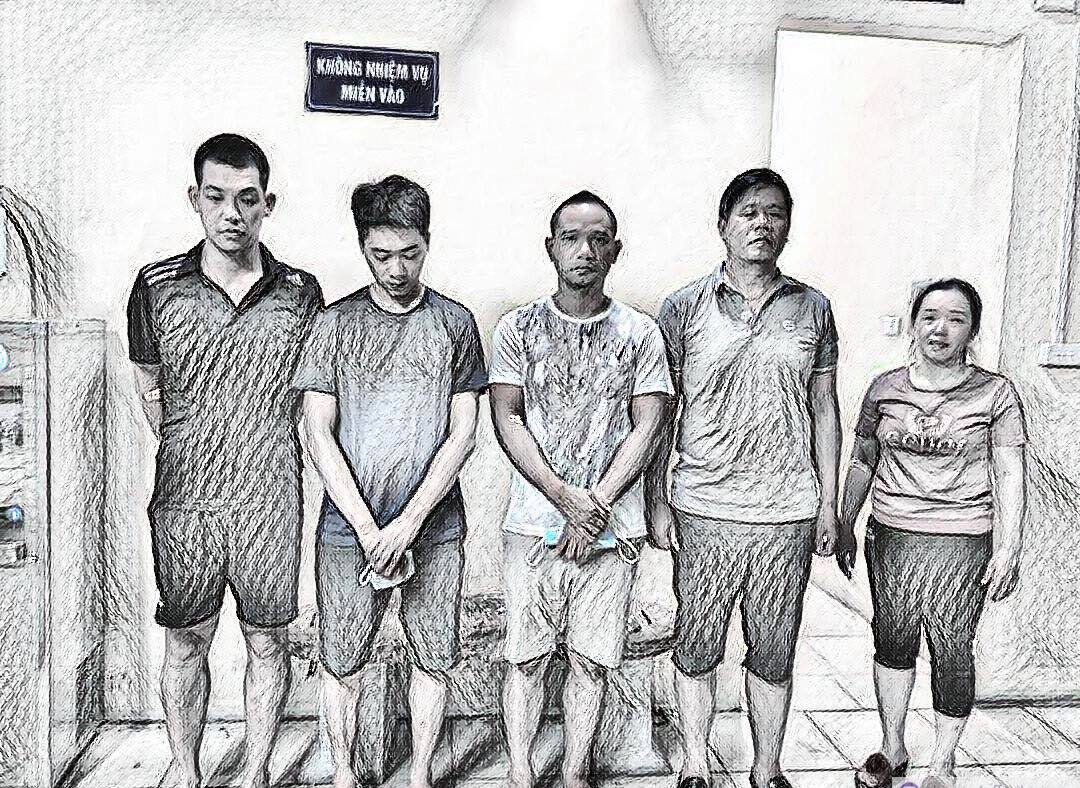 C&aacute;c nghi phạm trong đường d&acirc;y cho vay l&atilde;i nặng, c&aacute; độ b&oacute;ng đ&aacute;