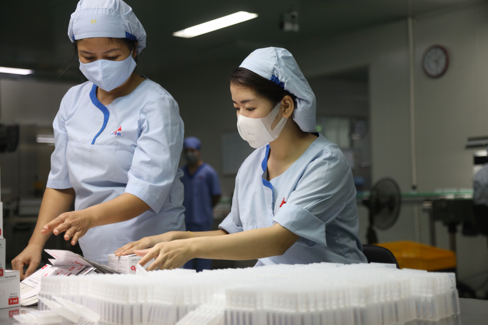 Nhờ &aacute;p dụng c&ocirc;ng nghệ hiện đại , hiện nh&agrave; m&aacute;y của CPc1 H&agrave; Nội c&oacute; thể đ&aacute;p ứng được 480.00 ống dung m&ocirc;i/ 1 ng&agrave;y.