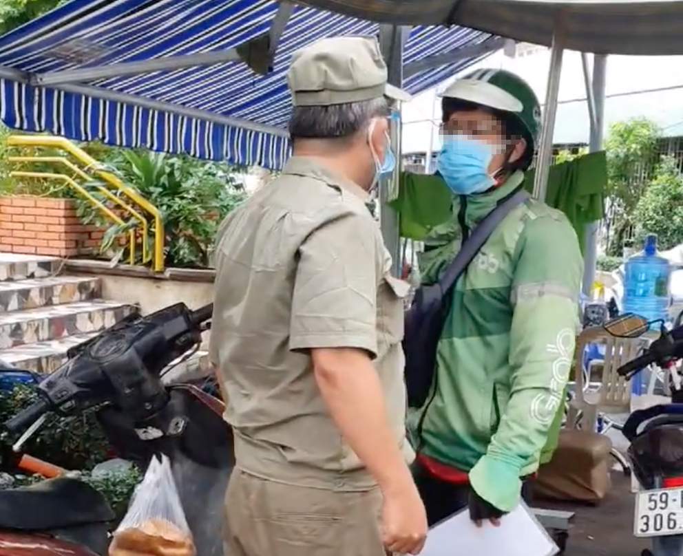 H&igrave;nh ảnh vụ việc cắt từ clip.