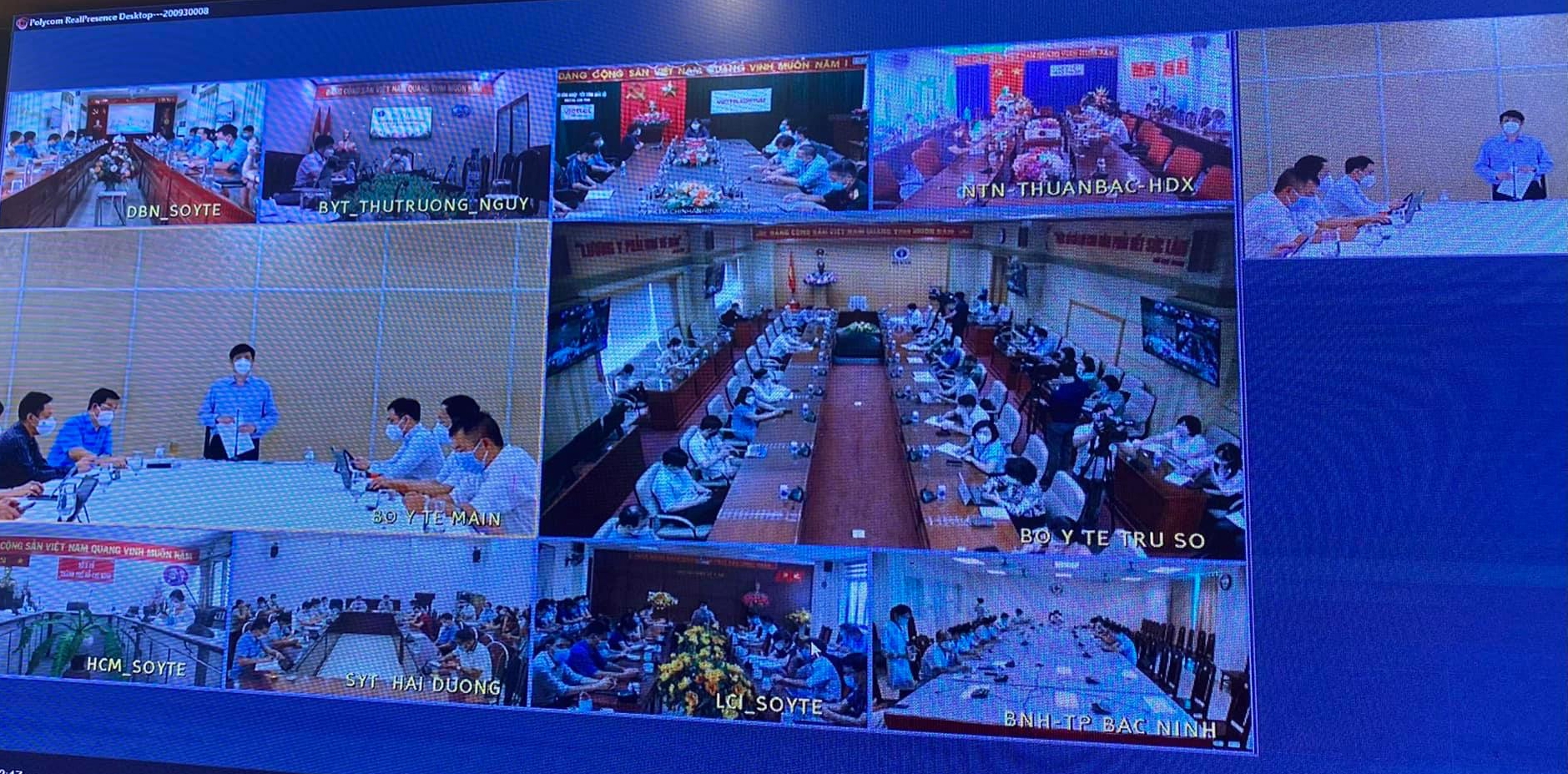 Hội nghị kết nối đến hơn 700 điểm cầu trong cả nước. 