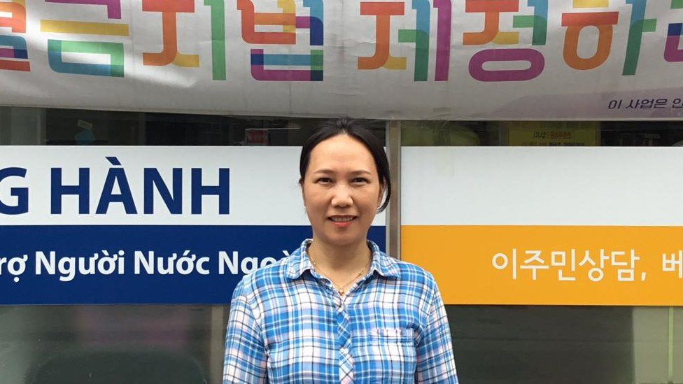 C&ocirc; Won Ok Kum, một c&ocirc; d&acirc;u H&agrave;n Quốc người Việt Nam đ&atilde; vươn l&ecirc;n v&agrave; th&agrave;nh c&ocirc;ng ở xứ người - Ảnh: BBC