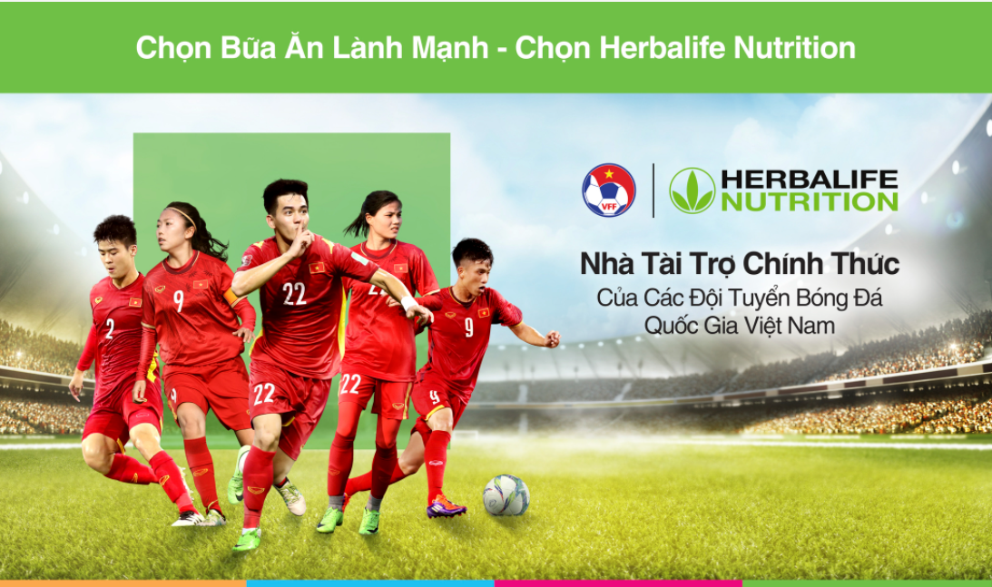 Herbalife Nutrition - đồng h&agrave;nh c&ugrave;ng đội tuyển quốc gia trong những trận đấu sắp tới - Ảnh: Herbalife Nutrition