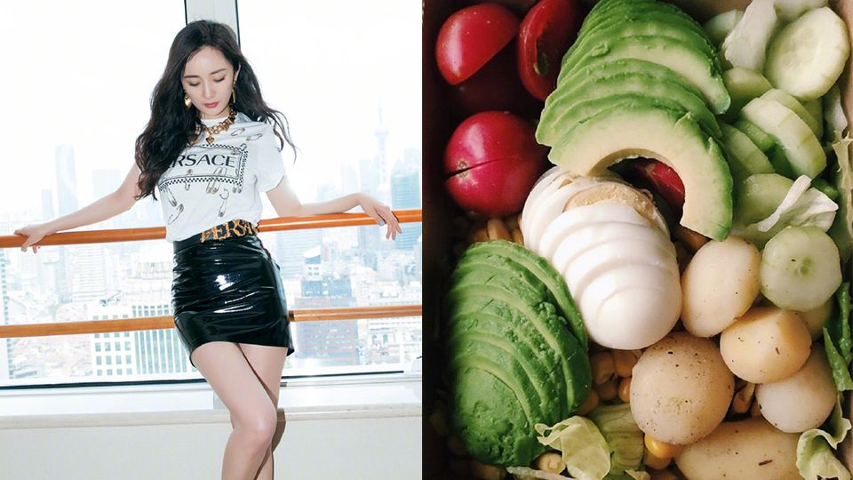 Dương Mịch v&ocirc; c&ugrave;ng h&agrave; khắc trong chế độ ăn uống.