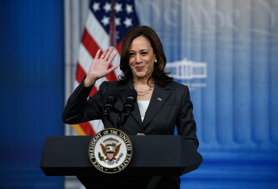 Ph&oacute; Tổng thống Mỹ Kamala Harris. Ảnh: AFP