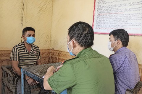 Khởi tố t&agrave;i xế chống người thi h&agrave;nh c&ocirc;ng vụ tại chốt kiểm so&aacute;t dịch