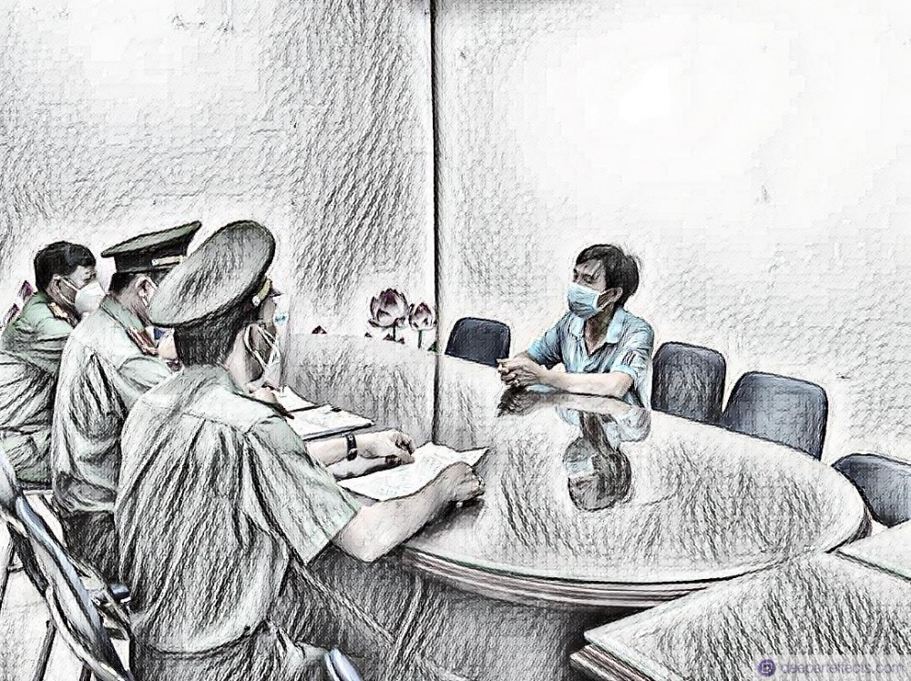 Vỹ tại cơ quan c&ocirc;ng an
