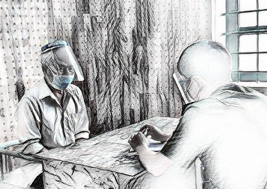 &Ocirc;ng Nguyễn Văn Ch&iacute;nh tại cơ quan c&ocirc;ng an