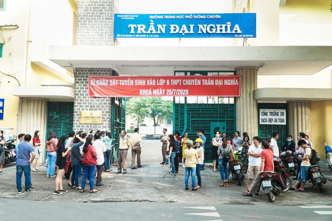 Học sinh dự khảo s&aacute;t v&agrave;o lớp S&aacute;u Trường Thpt chuy&ecirc;n Trần Đại Nghĩa năm học 2020-2021 - Ảnh: Tam Nguy&ecirc;n