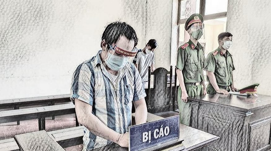 Bị c&aacute;o Duy tại phi&ecirc;n t&ograve;a
