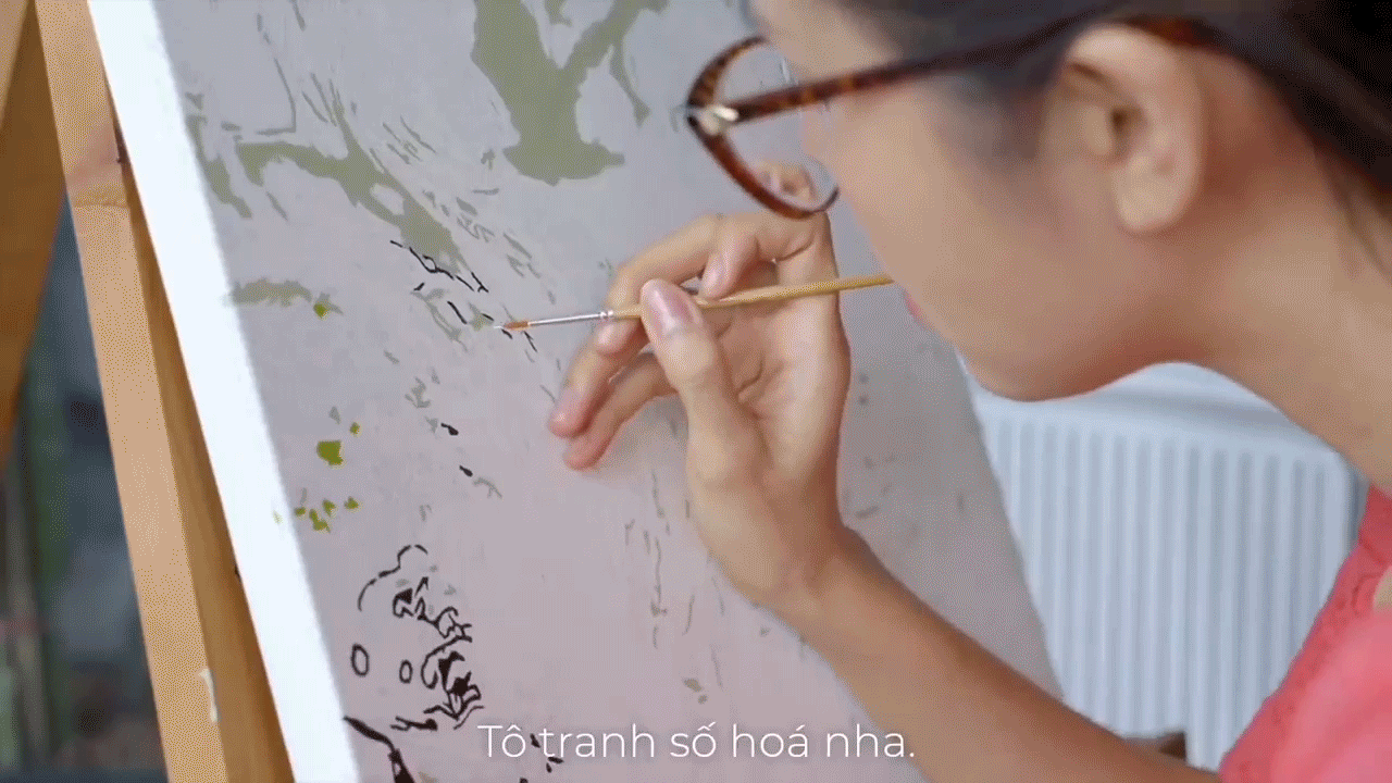 Minh T&uacute; t&ocirc; tranh, cắm hoa để thư gi&atilde;n