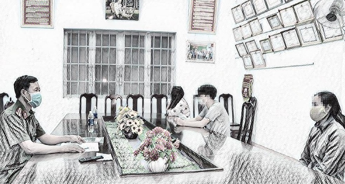 Những người li&ecirc;n quan l&agrave;m việc tại cơ quan c&ocirc;ng an