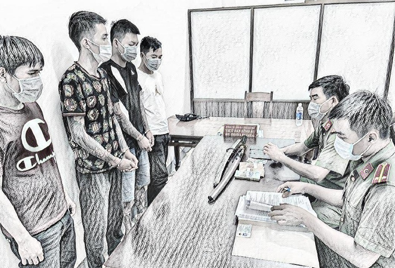 C&aacute;c đối tượng tại cơ quan c&ocirc;ng an