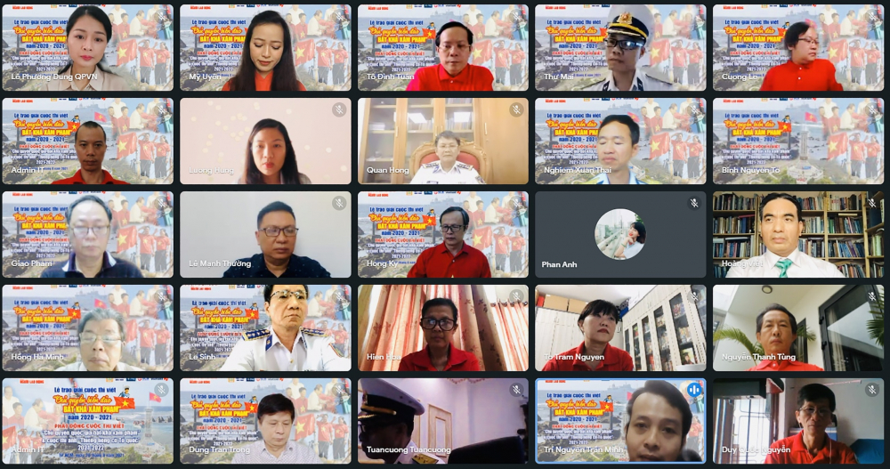 Chương tr&igrave;nh tổng kết v&agrave; trao giải cuộc thi viết &ldquo;Chủ quyền biển đảo bất khả x&acirc;m phạm&rdquo;
