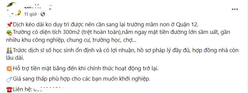 Nhiều trường chấp nhận b&aacute;n lỗ nhưng người mua cũng kh&ocirc;ng mặn m&agrave;