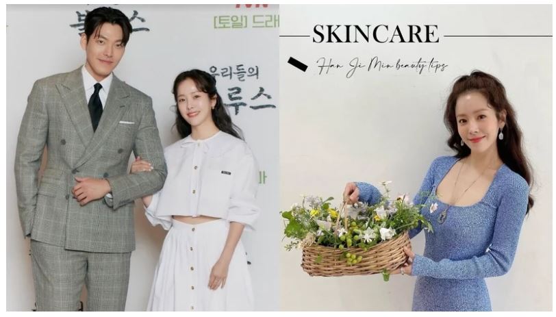 Han Ji Min nổi bật với l&agrave;n da s&aacute;ng khỏe.