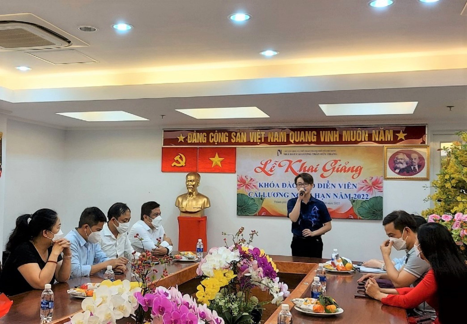 Nh&agrave; h&aacute;t Cải lương Trần Hữu Trang khai giảng Lớp đ&agrave;o tạo ca - diễn cải lương ngắn hạn năm 2022