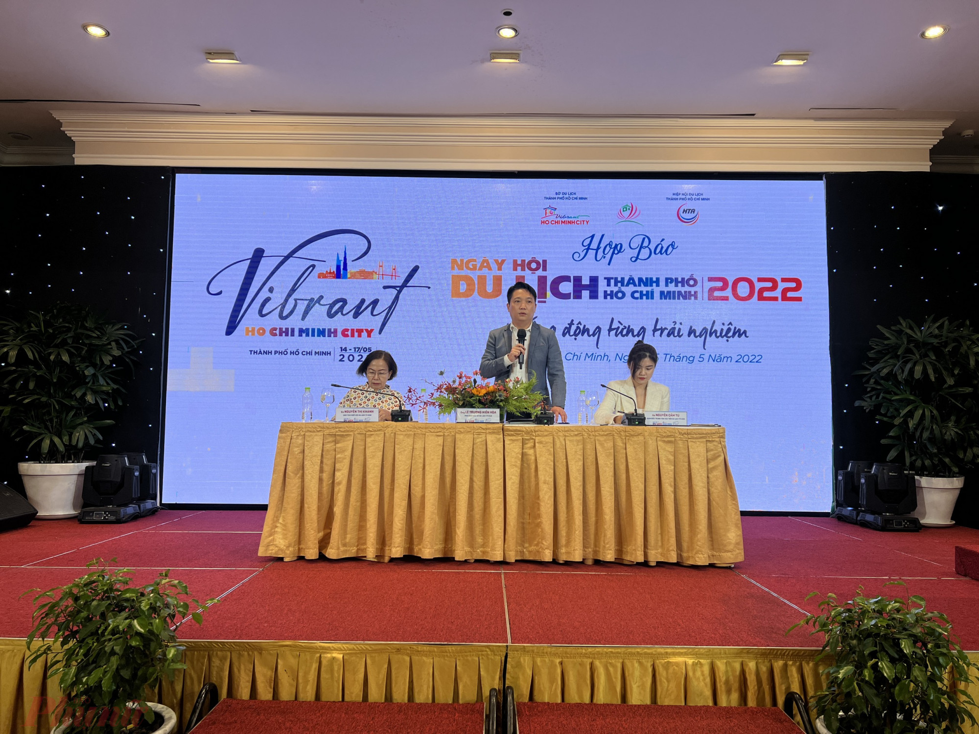 C&ocirc;ng bố th&ocirc;ng tin Ng&agrave;y Hội Du lịch TPHCM lần thứ 18 năm 2022. Ảnh: Quốc Th&aacute;i