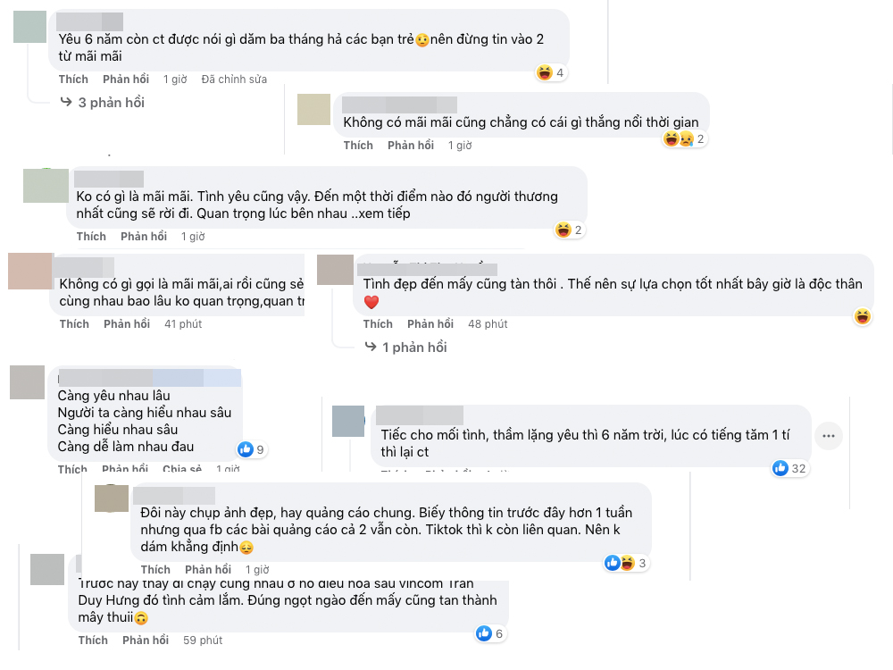Nhiều kh&aacute;n giả tiếc nuối cho mối t&igrave;nh tan vỡ sau 6 năm của Đ&igrave;nh T&uacute; v&agrave; Hương Giang