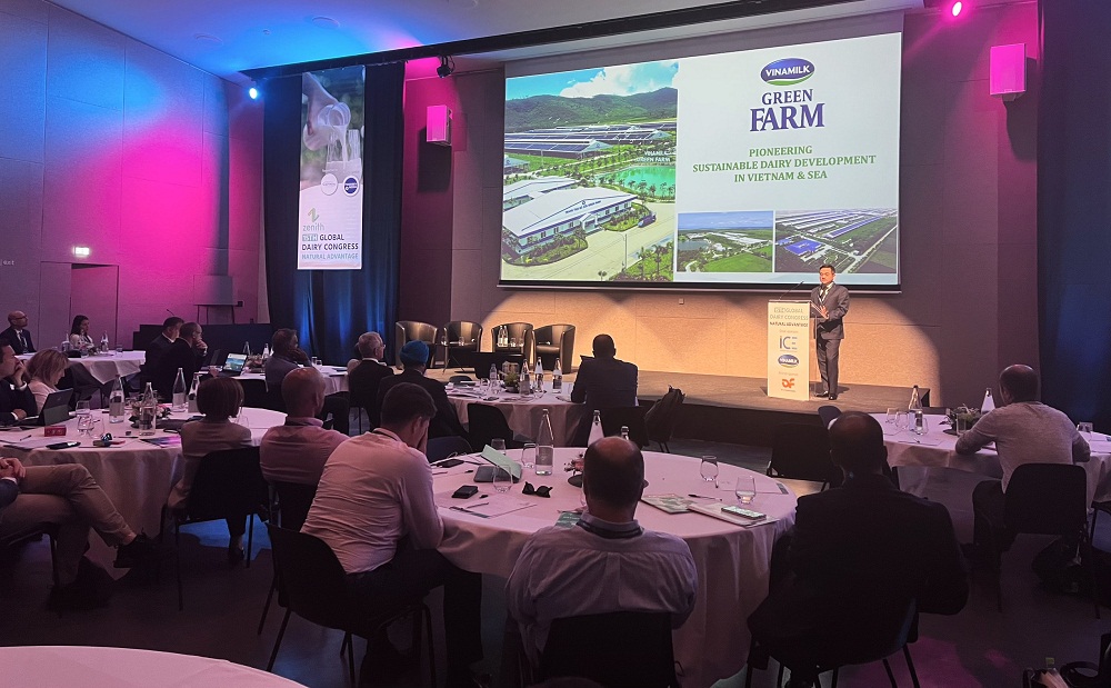&Ocirc;ng Nguyễn Quang Tr&iacute; - Gi&aacute;m đốc Điều h&agrave;nh marketing chia sẻ về c&acirc;u chuyện của &ldquo;Green Farm&rdquo; tại hội nghị