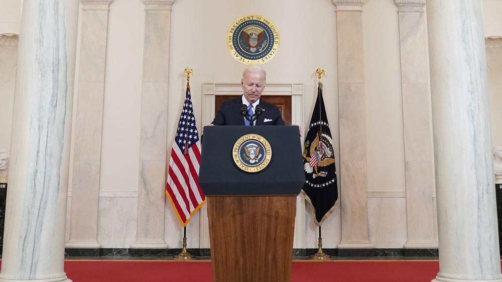 Tổng thống Joe Biden ph&aacute;t biểu tại Nh&agrave; Trắng, ng&agrave;y 24/6.