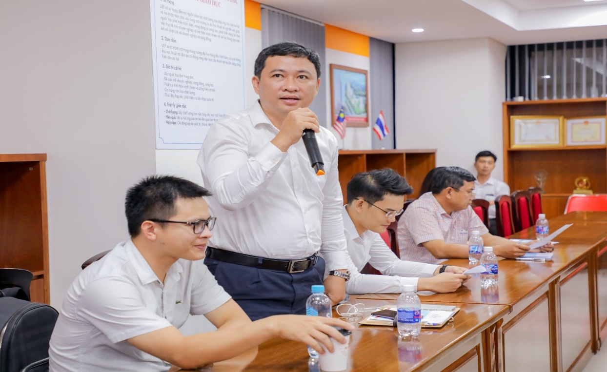 Lấy người học l&agrave;m trung t&acirc;m, UEF ch&uacute; trọng năng lực nghi&ecirc;n cứu, quản trị - Ảnh: UEF