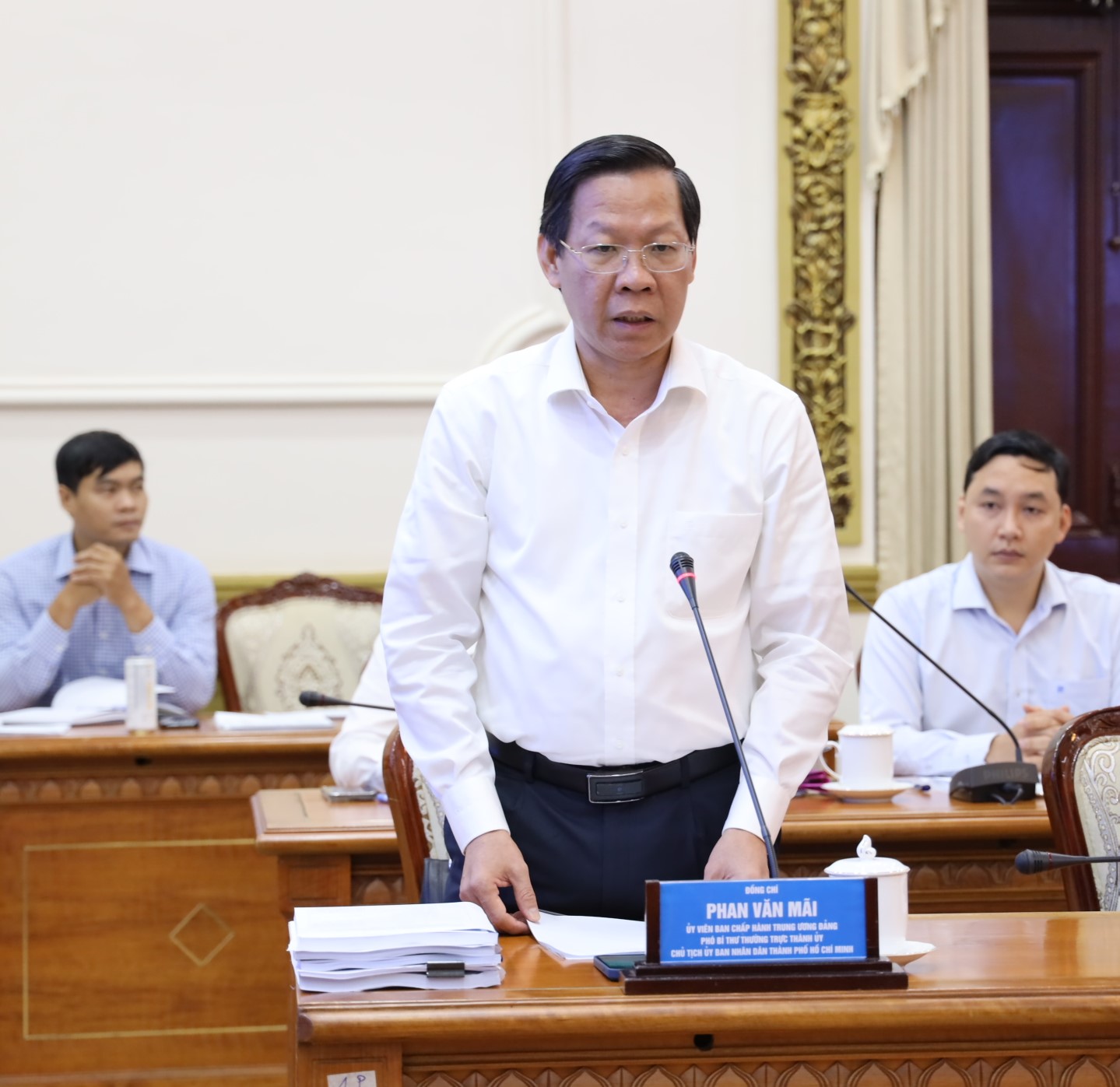 Chủ tịch UBND TPHCM Phan Văn M&atilde;i