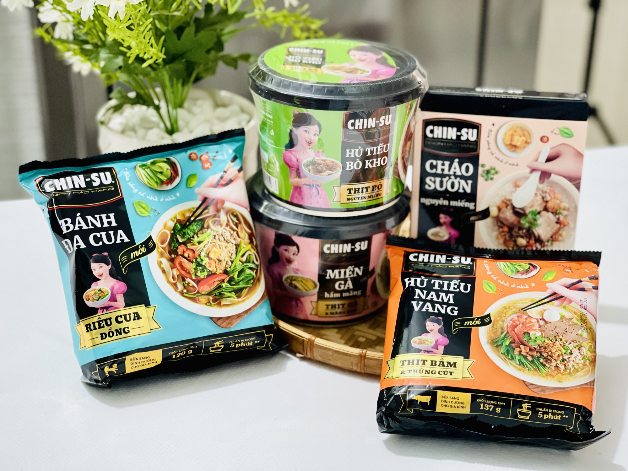 Nhiều lựa chọn cho bữa s&aacute;ng ngon, dinh dưỡng v&agrave; tiện lợi từ CHIN-SU