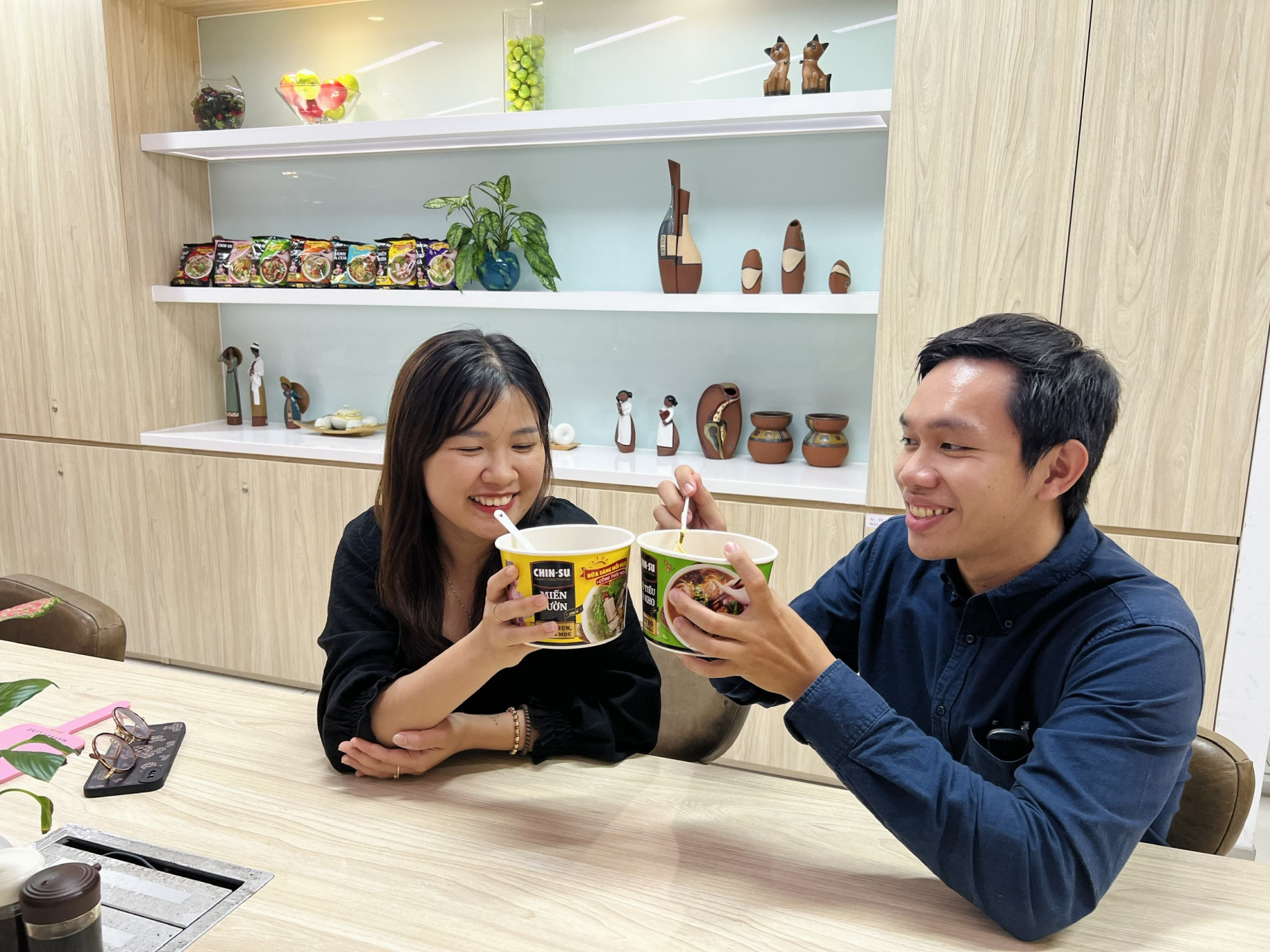 Bộ bữa s&aacute;ng CHIN-SU c&oacute; 7 m&oacute;n ngon, cho bữa ăn s&aacute;ng tiện lợi d&ugrave; ở bất cứ đ&acirc;u - Ảnh: Masan