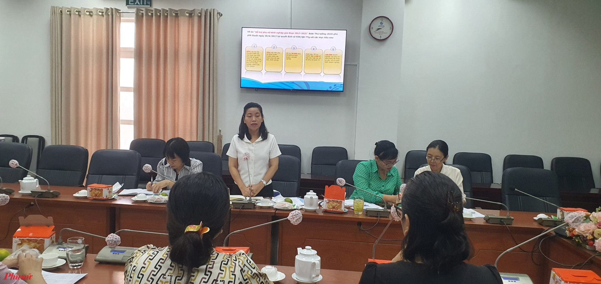 b&agrave; Phạm Thị Thanh - Ph&oacute; Trưởng ban Hỗ trợ phụ nữ ph&aacute;t triển kinh tế, Hội LHPN Việt Nam