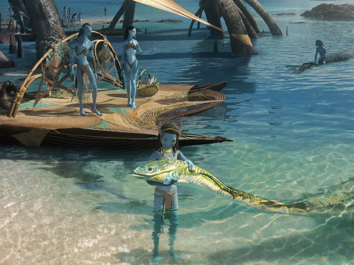 Cảnh phim “Avatar: The Way of Water” với thế giới dưới nước