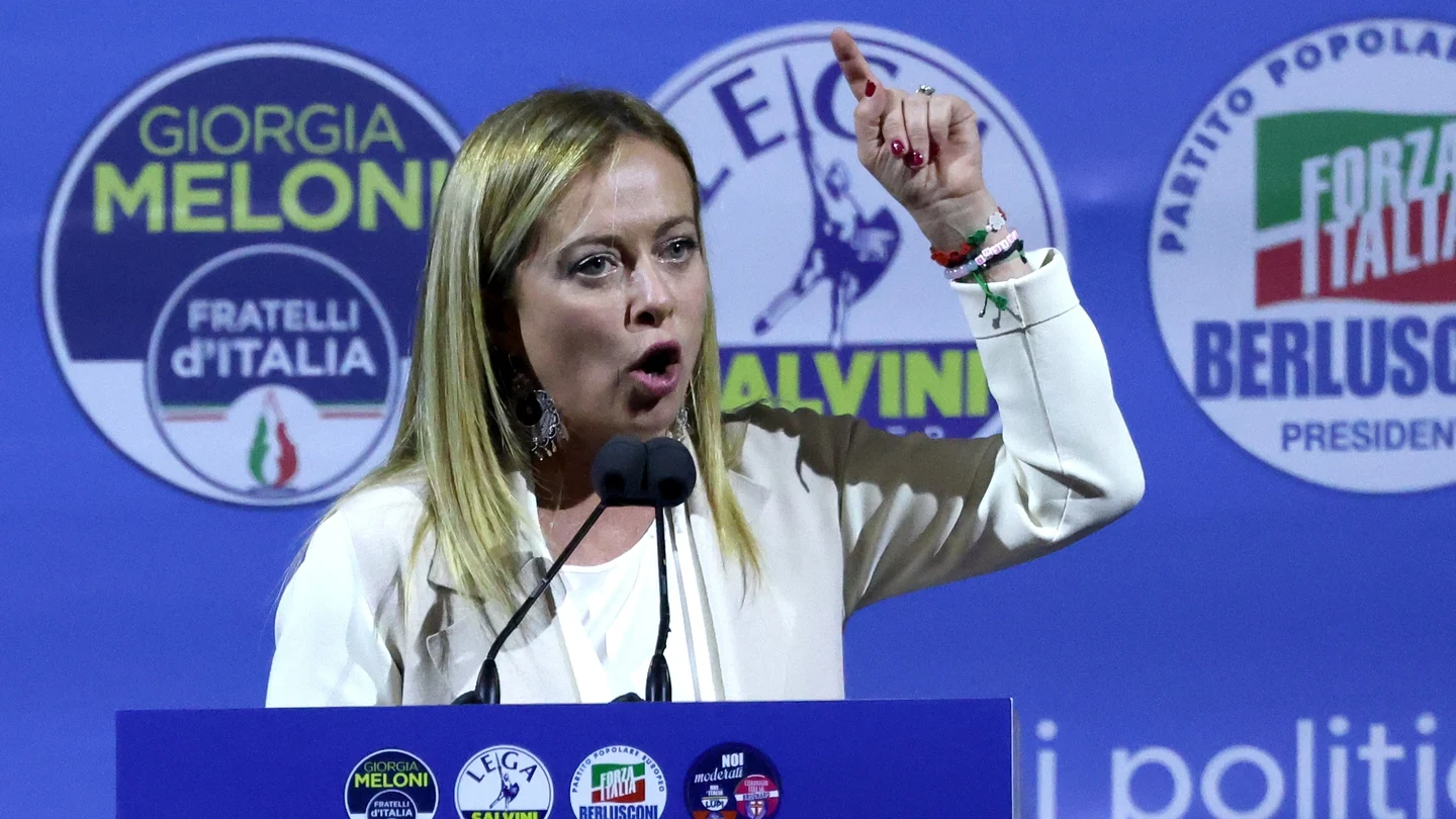 B&agrave; Giorgia Meloni 