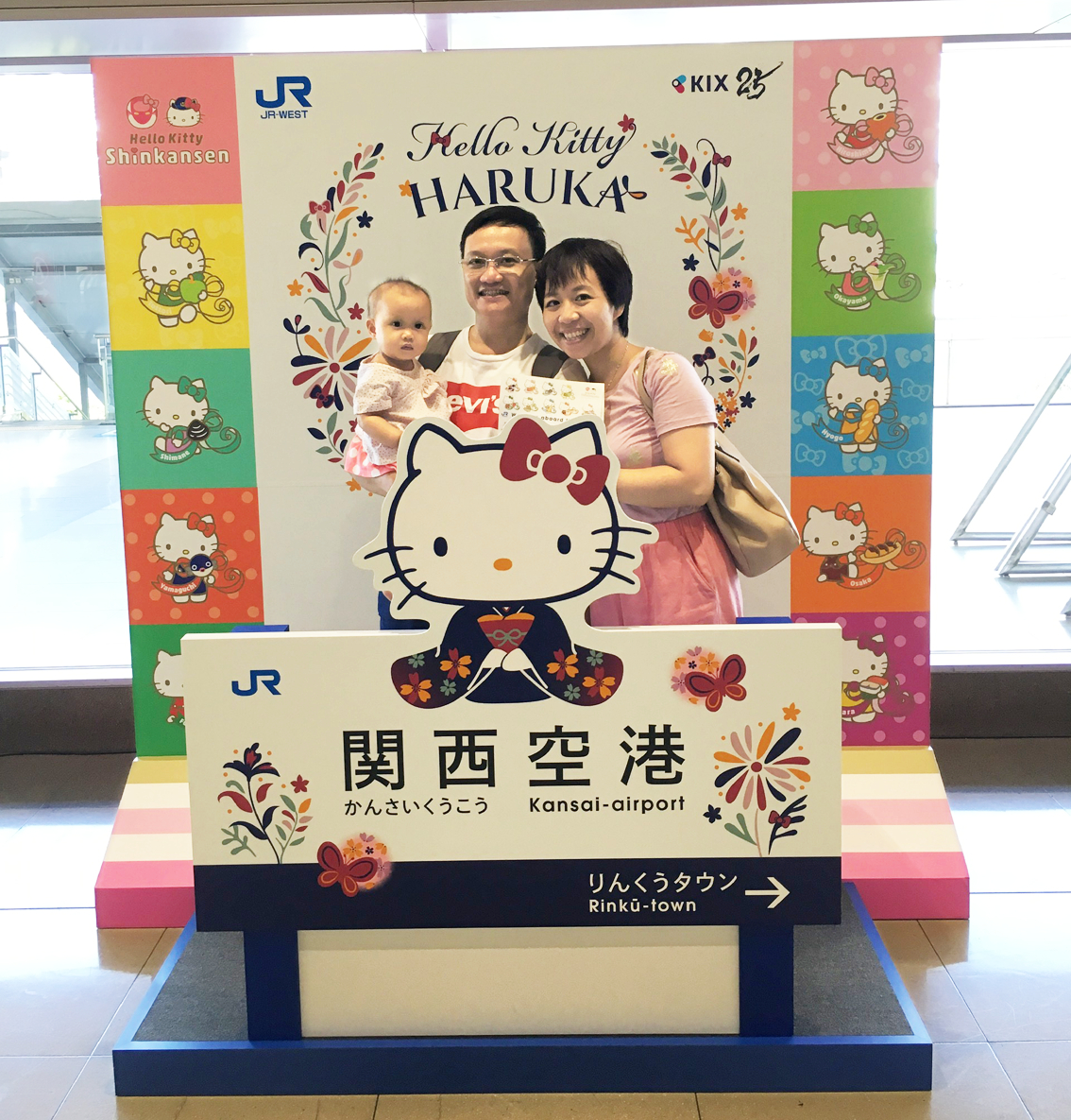 Hai bố con Minh Anh c&ugrave;ng mẹ Minh Hoa đi dự hội thảo gi&aacute;o dục  ở Kyoto, Nhật Bản th&aacute;ng 9/2019