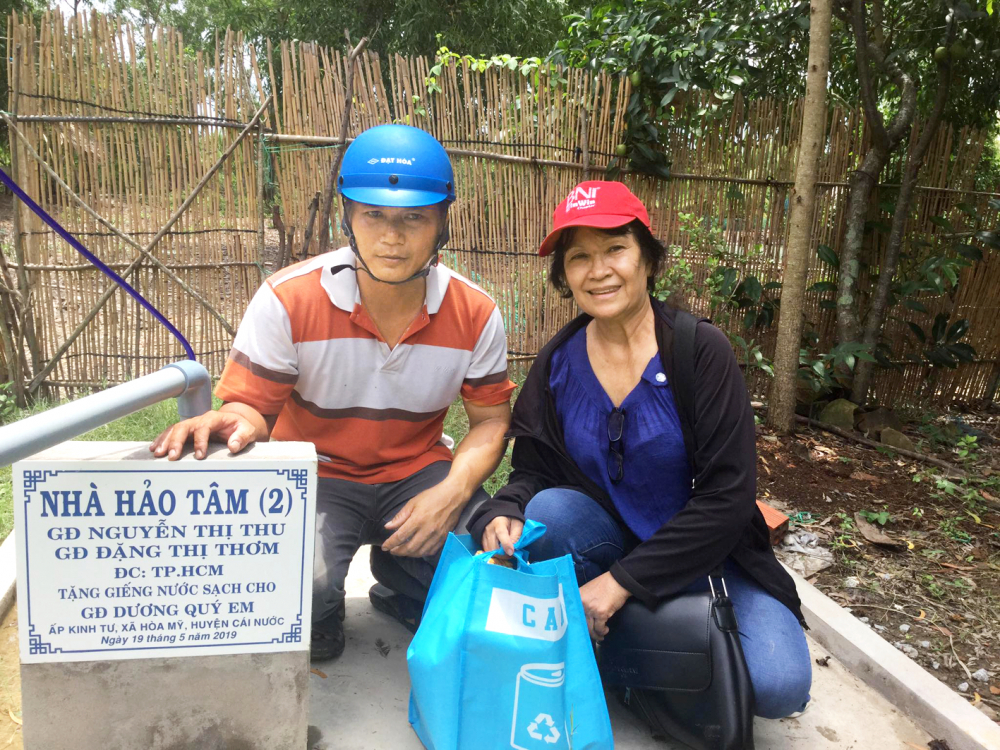 B&agrave; Xu&acirc;n Mai vui với những người d&acirc;n đ&atilde; c&oacute; giếng sạch