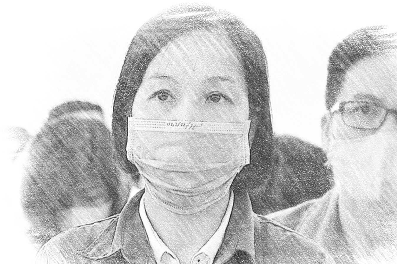 Bị can Nguyễn Thị H&agrave; Th&agrave;nh trong một phi&ecirc;n t&ograve;a hồi th&aacute;ng 5/2022.