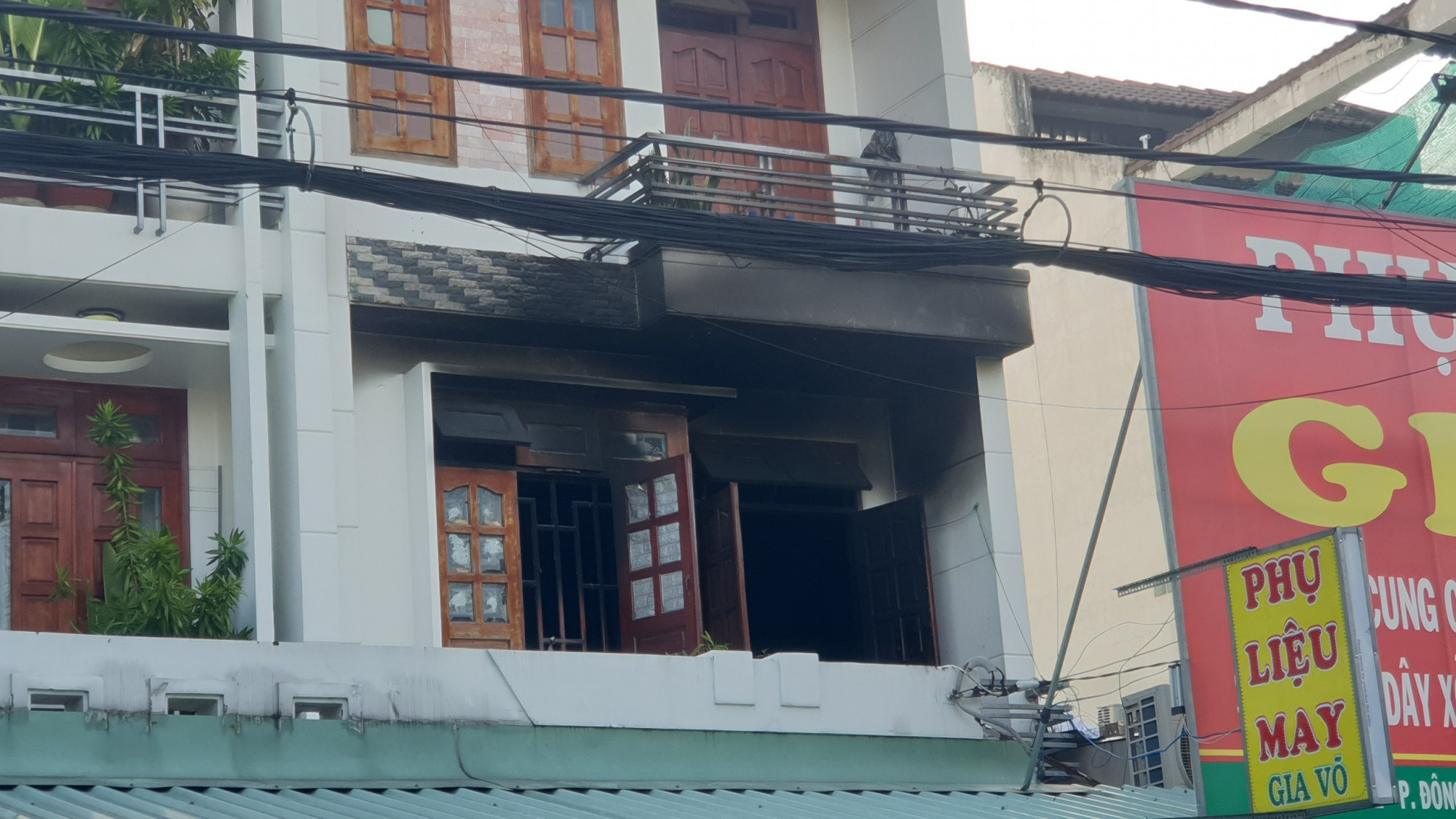 Hiện trường vụ ch&aacute;y