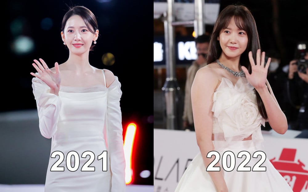 H&igrave;nh ảnh trước v&agrave; sau khi tăng c&acirc;n của Yoona