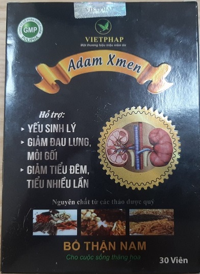Sản phẩm Adam Xmen được quảng c&aacute;o hỗ trợ