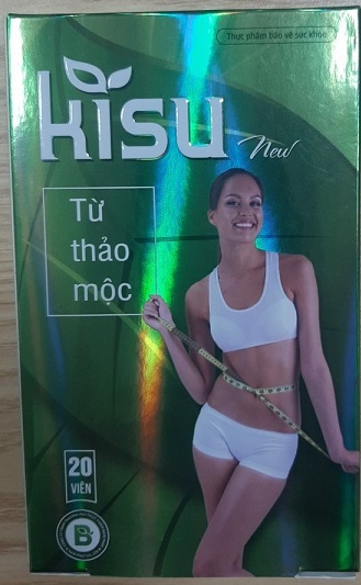 L&ocirc; sản phẩm giảm c&acirc;m Kisu new được ph&aacute;t hiện c&oacute; tới 4 loại chất cấm