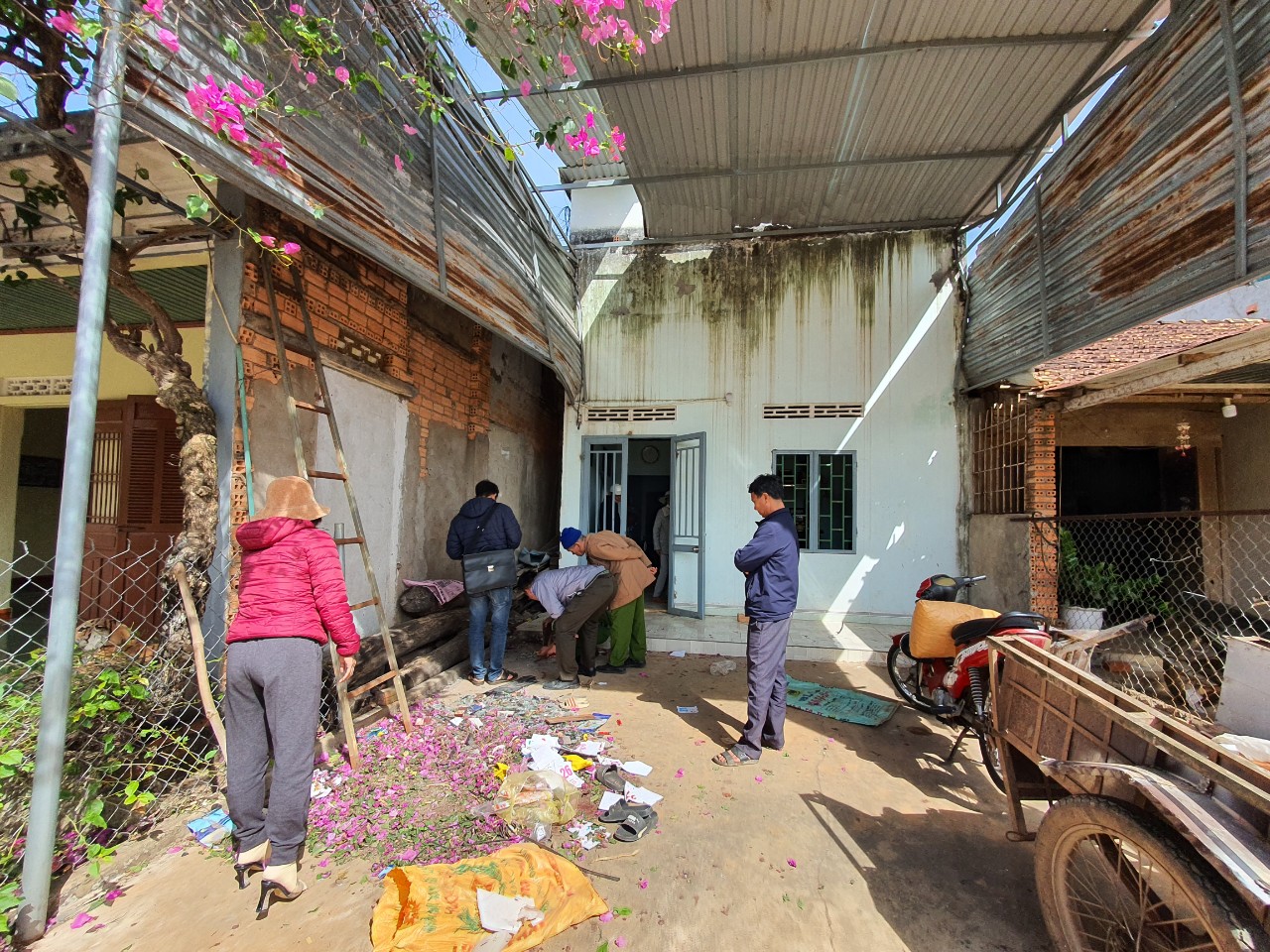 Hiện trường vụ nổ